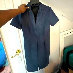 Zip Up Soft Tahari Bodycon Dress